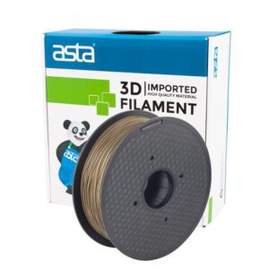 ASTA Brand PCL Material 3D Print Filament Bronze Color 1.75mm 1KG 1 Roll