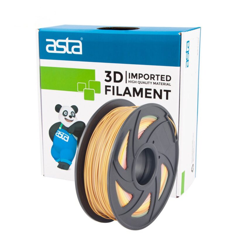 ASTA China Genuine High Quality 3D Print Filament Pla Rainbow Color A 1.75mm 1KG 1 Roll