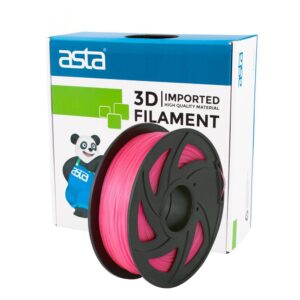 ASTA Custom Wholesale High Quality 3D Print Filament 1.75mm 1KG 1 Roll Pla Glow in the Dark Luminous Pink