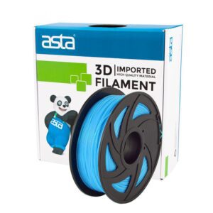 ASTA Manufacturer Price Wholesale High Quality 3D Printer Filaments PLA Transparent Blue 1.75mm 1KG 1 Roll