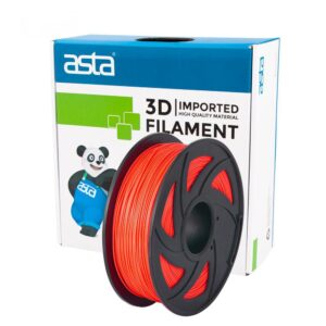 ASTA Wholesale 3D Printer Filaments Fluorescent Red 1.75mm 1KG 1 Roll High Quality High Temperature Supplies PLA
