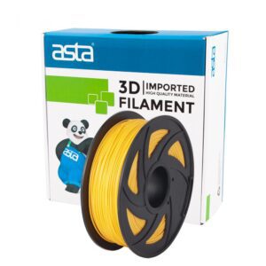 ASTA Wholesale Good Quality PCL Material 3D Print Filament Yellow 1.75mm 1KG 1 Roll Unleash Your Creativity