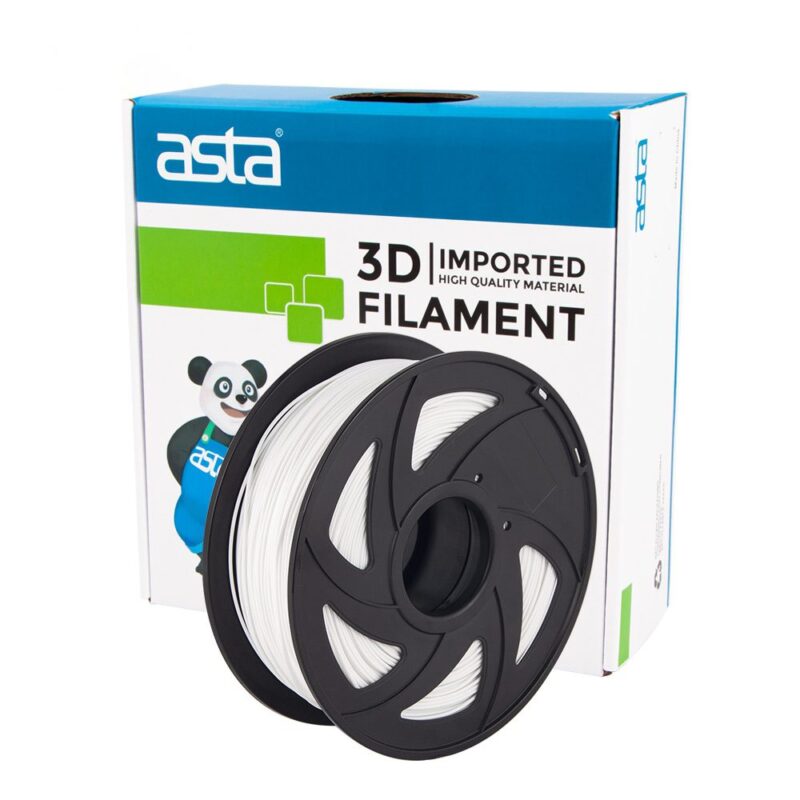 ASTA Wholesale High Quality PCL Material 3D Print Filament Creamy White 1.75mm 1KG 1 Roll