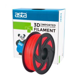 ASTA Wholesaler Good Quality PCL Material 3D Print Filament Red 1.75mm 1KG 1 Roll 3D Printing Supplies