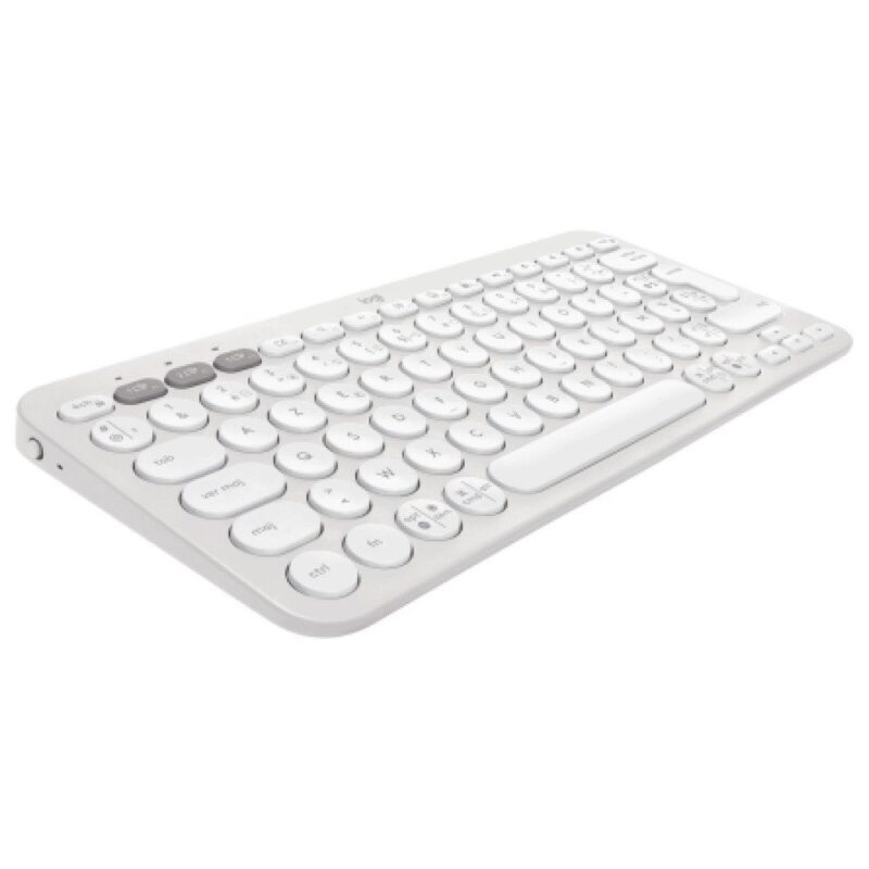 Clavier Logitech Pebble Keys 2 K380s Mini (Blanc) - (920-011804)