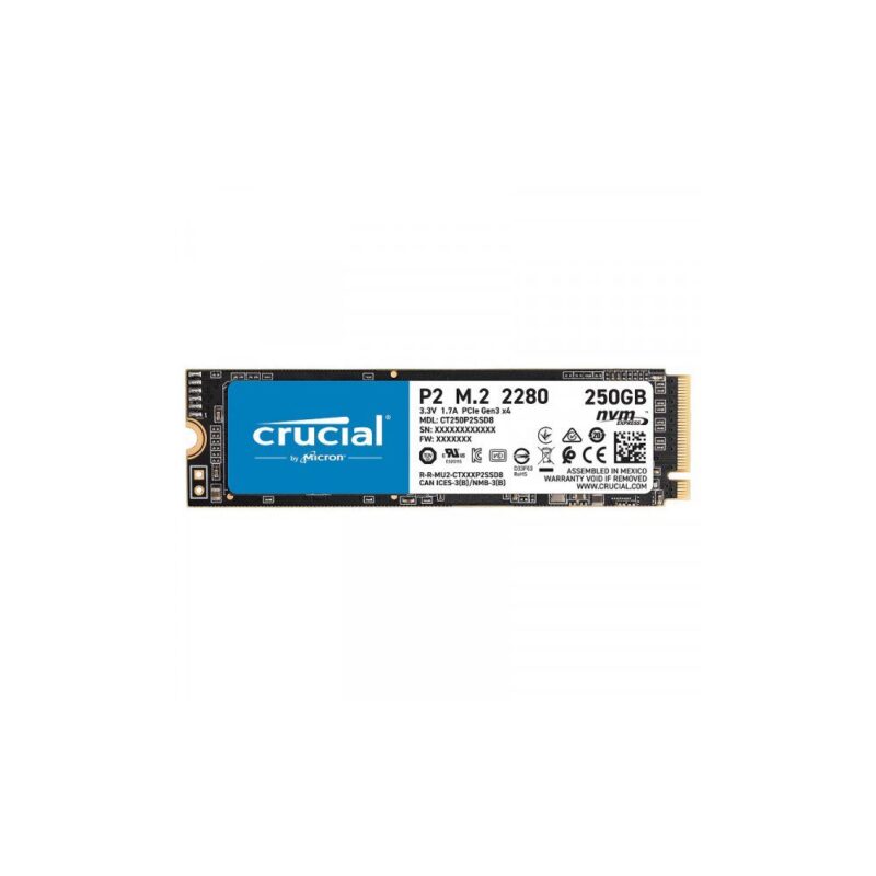 Crucial P2 M.2 PCIe NVMe 250GB SSD (CRUCIAL250SSD)