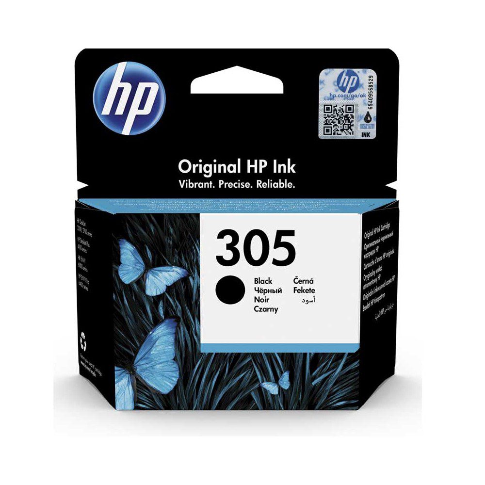 HP 305 Noir - Cartouche d'encre HP d'origine (3YM61AE)