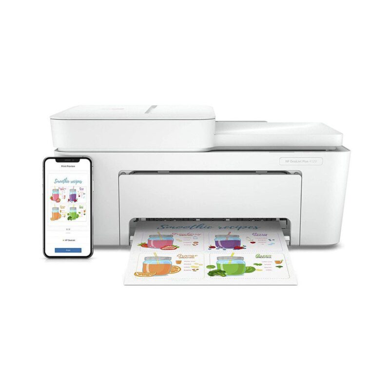 Imprimante Tout-en-un HP DeskJet Plus 4120 Plus (3XV14B)