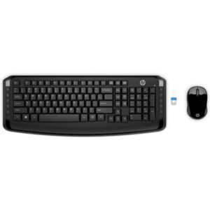 SOURIS ET CLAVIER SANS FIL HP 300 (3ML04AA)