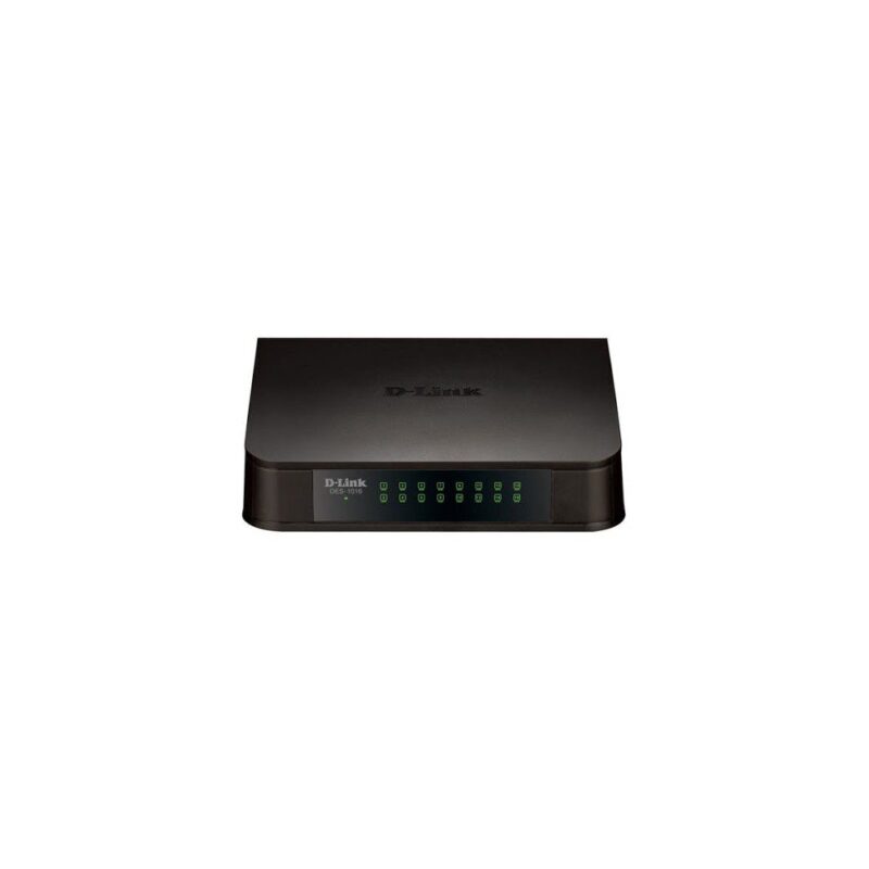 SWITCH DLINK UNMANAGED 16 PORTS 10/100 MBPS DES-1016A/E