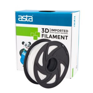ASTA Wholesale High Quality PCL Material 3D Print Filament Creamy White 1.75mm 1KG 1 Roll