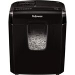 Fellowes 4686601 Destructeur individuel 6C Coupe Croisée 6 feuilles Noir