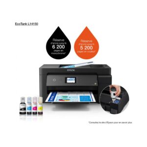 IMPRIMANTE EPSON ECOTANK ITS L14150 A3+ À RÉSERVOIRS RECHARGEABLES (C11CH96403)