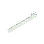 REGLE PLATE EN CRISTAL - 30CM - LOT DE 5 RÃˆGLES