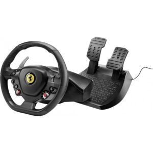 T80 RW FERRARI 488 GTB Edition Volant+pédales PlayStation 4 Numérique Noir (3362934110314)